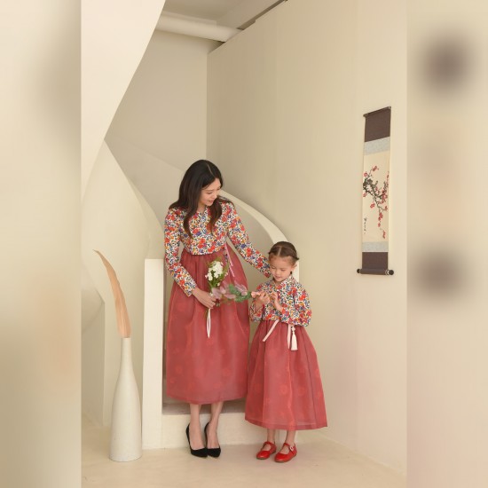2021 Premium Gorgeous Women Ladies Wear Korean Clothes Hanbok Dress Casual Soft Texture One Piece New Design