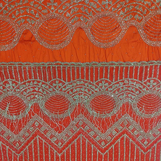 Indian Manufacturer's New Collection Beaded George Wrappers Dress Silk African Clothes for Adults Plus Size