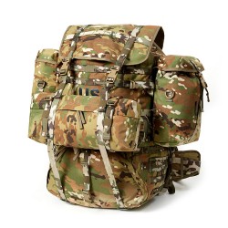 AKmax 100L OCP Camouflage MOLLE Main Bag Large Pack External Poly Frame Rucksack