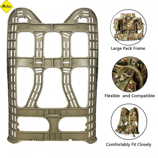 AKmax 100L OCP Camouflage MOLLE Main Bag Large Pack External Poly Frame Rucksack