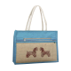 Indian Promotional Eco Friendly Jute Tote Bag with Weaved Padded Handle Manufactured in India with Affordable Price Price