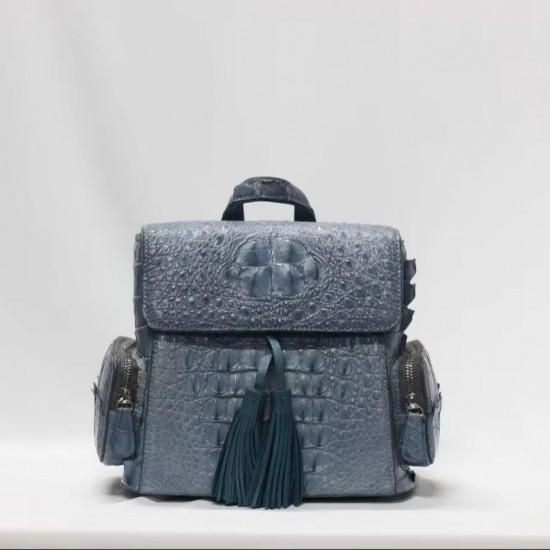 Wholesale Low Price Women Fashion Croco Leather Backpack in Stock - Female Leather Shoulder Bag Daily Item for Girls