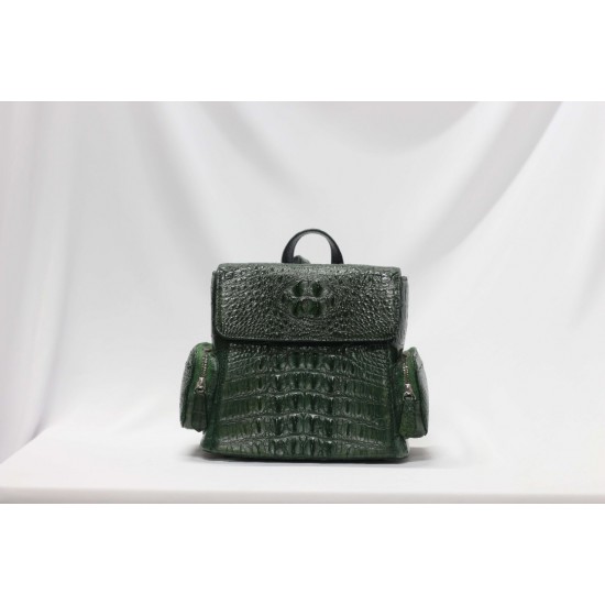 Wholesale Low Price Women Fashion Croco Leather Backpack in Stock - Female Leather Shoulder Bag Daily Item for Girls