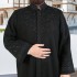 Lux Winter Imam Robe, Punto Jubbah, Muslin Long Kurta, Muslim Clothes, Cube / Islamic Mens Wear