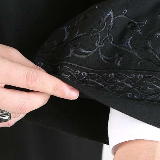 Lux Winter Imam Robe, Punto Jubbah, Muslin Long Kurta, Muslim Clothes, Cube / Islamic Mens Wear