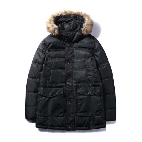 Winter Clothes Hunting Jacket Hign Density Fabric Heavy Long Windbreaker Expedition Tactical Clothing for Men Hoodies Outdoor