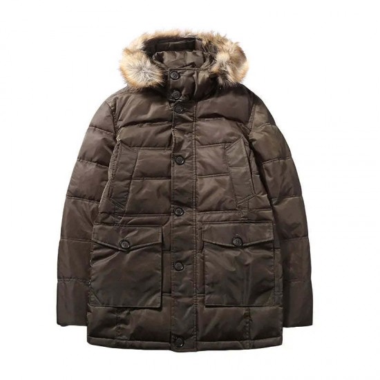 Winter Clothes Hunting Jacket Hign Density Fabric Heavy Long Windbreaker Expedition Tactical Clothing for Men Hoodies Outdoor