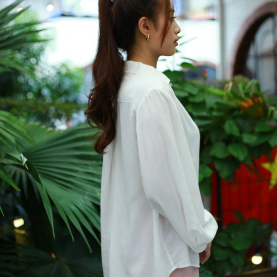 Ramie Casual Blouse Ladies Clothing Clothes Women Wholesale