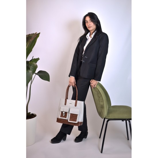 Croc Elegance Tote Bag for Ladies