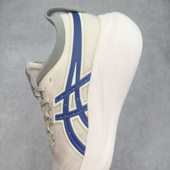 For ASICS Men's Comfortable Running Sneakers Retro Athletic Shoes Shock Absorption Breathability Genuine for Daily Training