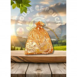 Colorful Portable Storage Packing Drawstring Pouch Bags Mixed Color Organza Gift Bag Jewelry Party Wedding Mesh Bag