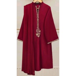 2025@Women's Indian/Pakistani Beautiful Kurta, Salwar & Dupatta Dress with Embellished Dabka, Stone, Resham, Pearls, Zari work