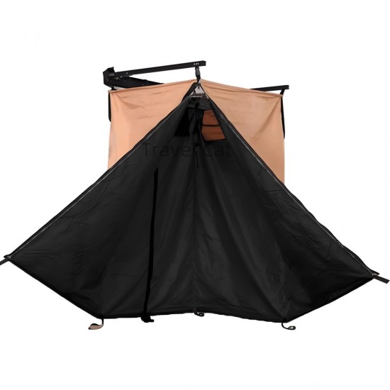 Vehicle Side Shower Awning, 3.3ft X 3.3ft Portable Shower Tent, Car Side Outdoor Shower Enclosure