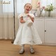 Royal Blossom Organza Dress ODM OEM Baby Smocked Dress Wholesale Manufacturer - FC004