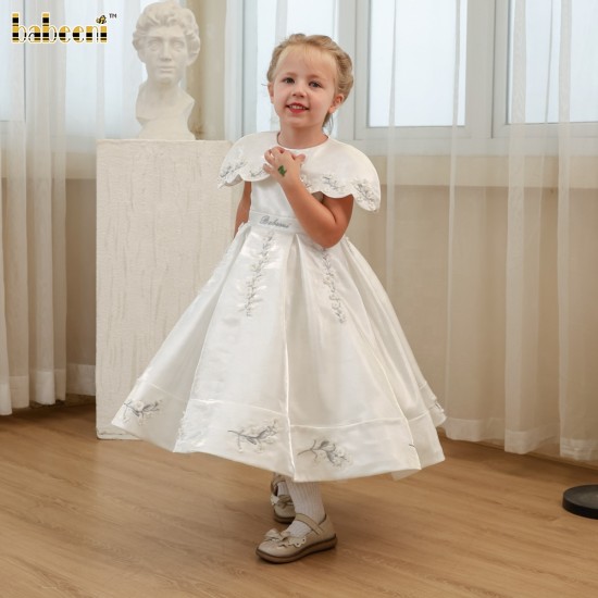 Royal Blossom Organza Dress ODM OEM Baby Smocked Dress Wholesale Manufacturer - FC004
