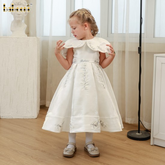 Royal Blossom Organza Dress ODM OEM Baby Smocked Dress Wholesale Manufacturer - FC004
