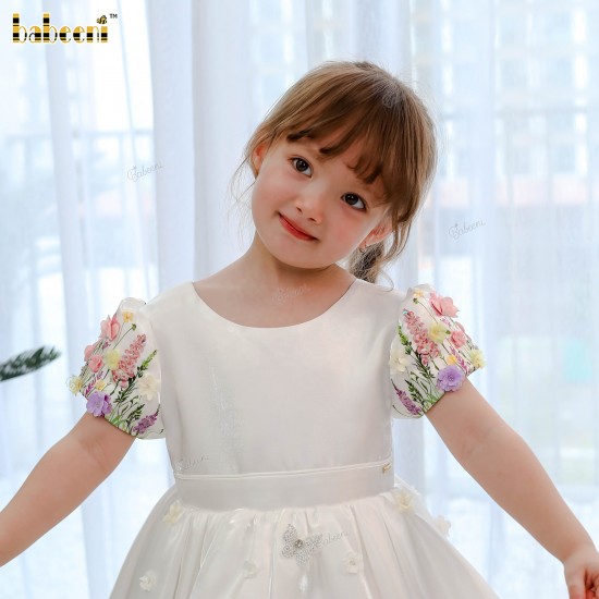 Spring Bloom Fancy Dress ODM OEM Baby Smocked Dress Wholesale Manufacturer - FC008