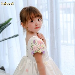 Spring Bloom Fancy Dress ODM OEM Baby Smocked Dress Wholesale Manufacturer - FC008