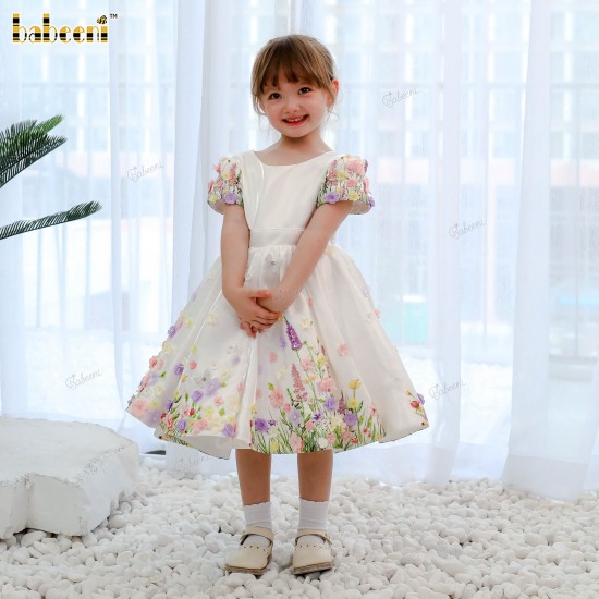 Spring Bloom Fancy Dress ODM OEM Baby Smocked Dress Wholesale Manufacturer - FC008