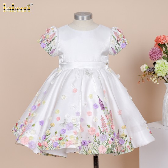Spring Bloom Fancy Dress ODM OEM Baby Smocked Dress Wholesale Manufacturer - FC008