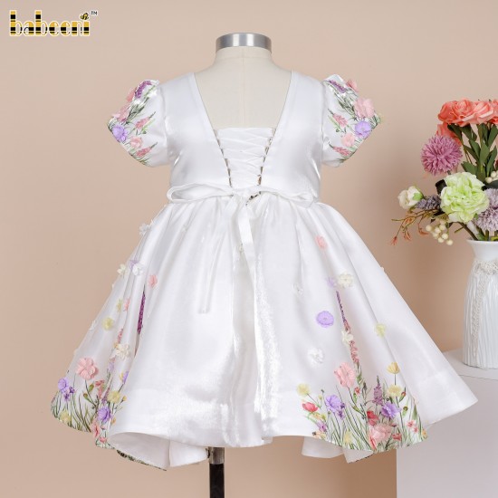 Spring Bloom Fancy Dress ODM OEM Baby Smocked Dress Wholesale Manufacturer - FC008