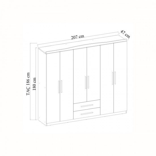 White Bedroom Wall Wardrobe Design Clothes Wardrobe Closet Design Cabinet for Bedroom Furniture