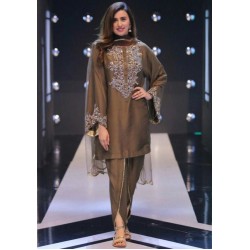 NEW BEAUTIFUL INDIAN & PAKISTANI EMBROIDERY on KURTA WITH DHOTI SALWAR DRESS for Party-wear-dress  for Party/ Wedding =2023