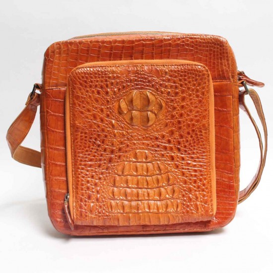 Factory Direct Sale Genuine Alligator Leather Men Casual Messenger Bags Fashion Sling Crossbody Men's Bag Shoulder Bags