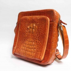 Factory Direct Sale Genuine Alligator Leather Men Casual Messenger Bags Fashion Sling Crossbody Men's Bag Shoulder Bags
