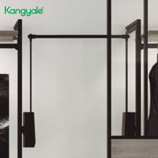 Kangyale Wardrobe Cabinet Organizer Pull Down Clothes Hanger Rack Stand Lifting Hanger Electric Wardrobe Lifter