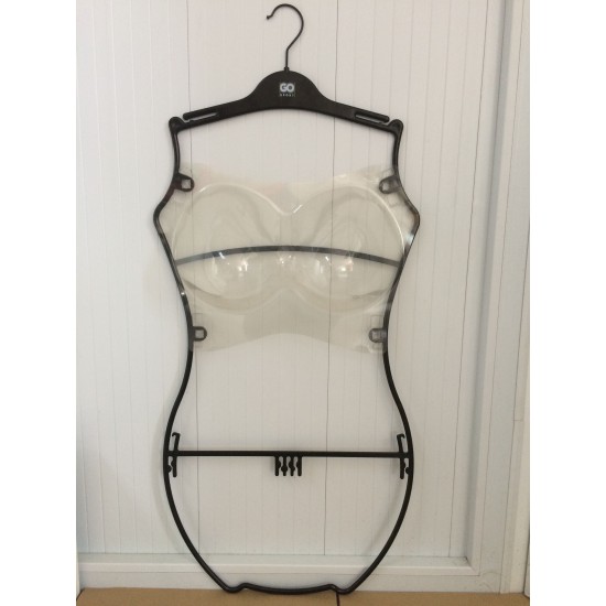 Rose Gold Silver Brand Custom Printing Metal Swimsuit Body Shape Full Body Lingerie Swimwear Hanger