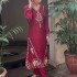Beautiful Stylish Embroidery Work on Long Kurta & Pant Dress Indian/Pakistani Design for Party-Wear