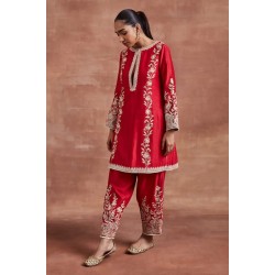 Indian/pakistani Beautiful Embroidery Work on Kurta & Salwar Dress with Crystal Glass Beads,stone,dabka Work for Party-wear@2024