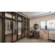 Whole House Free Sample Wardrobe Modern Closet Design Glass and Wood Dressing Room Wardrobe Closet Wardrobe Storage