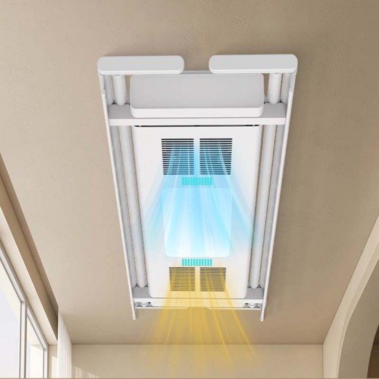 Smart Ceiling Mounted Electric Clothes Drying Rack Foldable Lifting Clothes Hanger Metal Laundry Rack Heavy Duty Clothes Dryer