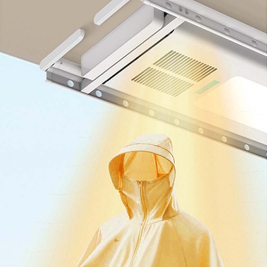 Smart Ceiling Mounted Electric Clothes Drying Rack Foldable Lifting Clothes Hanger Metal Laundry Rack Heavy Duty Clothes Dryer