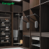 Kangyale New Electric Wardrobe Lifter Clothes Storage Pull Down Shelves Adjustable Lifting Hanger