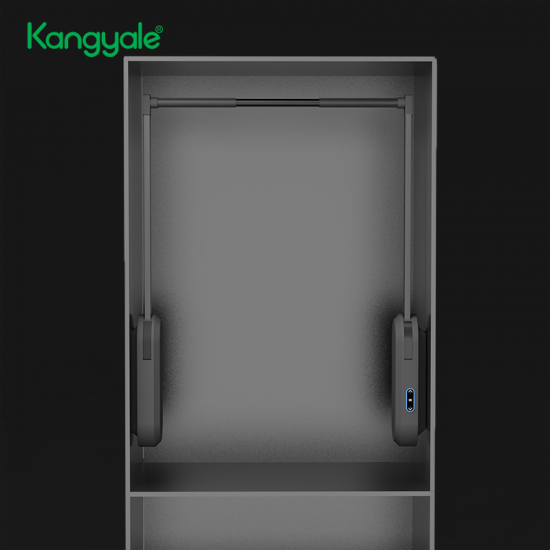 Kangyale New Electric Wardrobe Lifter Clothes Storage Pull Down Shelves Adjustable Lifting Hanger