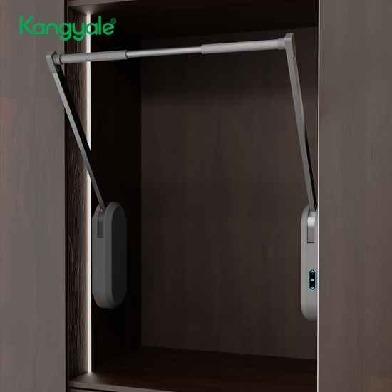 Kangyale New Electric Wardrobe Lifter Clothes Storage Pull Down Shelves Adjustable Lifting Hanger