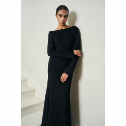 Sweet Dresses Women Mollya Backless Draped Dress 77%Acetate 23%Polyester Elegant Women Clothes Whiteant Sustainable Fashion