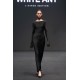 Top Choice 2024 Dresses for Women Black & White Mollya Backless Draped Dress 77%Acetate 23%Polyester Clothes for Women Whiteant