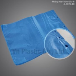 Block Design Plastic Shopping Bag with Header for Convenient Carrying
