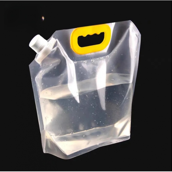 Food Grade Grains Rice Pet Food Storage Bag clear 5L 10L Household Kitchen Organizer Bag Water Spout Bag with Handle