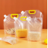 Custom Printed Food Grade Cereal Rice Pet Food Storage Bags Stand up Liquid Spout Plastic Poly Clear Bags With Nozzle Spout