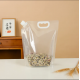 Custom Printed Food Grade Cereal Rice Pet Food Storage Bags Stand up Liquid Spout Plastic Poly Clear Bags With Nozzle Spout
