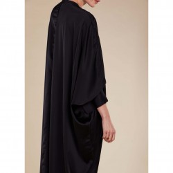 Custom Designed Woman's Elegant Floor-Length Kaftan Floral Print Self-Print ODM Clothes Plus-Size XS & XL Sizes Available