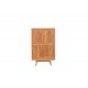 Minimalist Modern Elegance Five-Drawer Solid Teakwood Chest for Living Room or Garage Storage