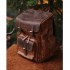 Handmade Genuine Cow Leather Backpack Premium Men Bag with Laptop Compartment and Timeless Look