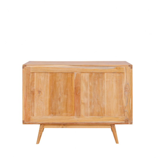 Modern Solid Teakwood Six-Drawers Chest Wholesale Price Home Decor Storage with Stackable Design Functional Office Organizer