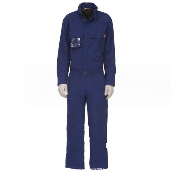 Petroleum and Petrochemical Refining Blue  Anti-static Protective Work Clothes Durable Suit